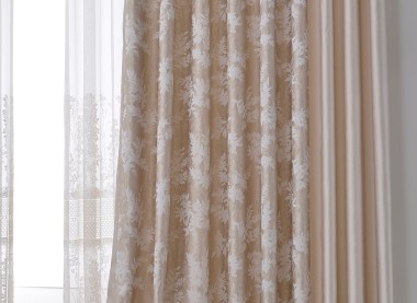 플로리아 골드 레이어드 커튼